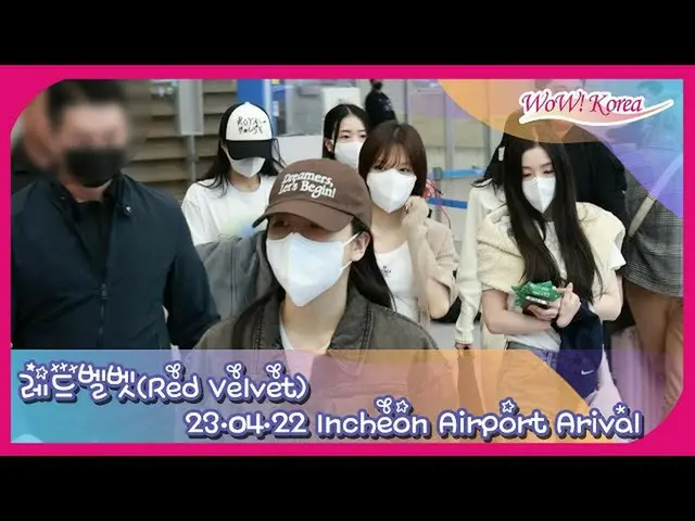 RedVelvet returned to Korea in the morning of the 22nd @ Incheon International A
