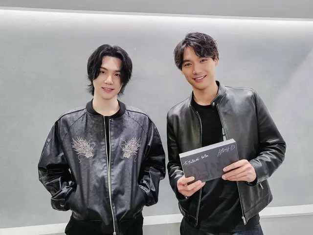 Actor Sota Fukushi released a photo when he went to SUGA (BTS)'s live and itbecame a Hot Topic. . .
