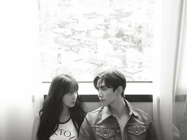 Yoona (SNSD) & JUNHO (2PM), the couple photo was released @ "allure korea" July 