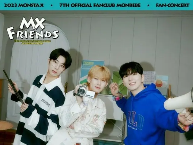 MONSTA X, Kihyun, Hyungwon & Jooheon's fan concert concept photo is released. . 