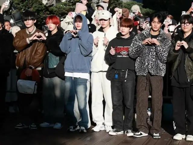 CRAVITY entered Yeouido KBS Hall on the morning of the 10th to record KBS's "MUS