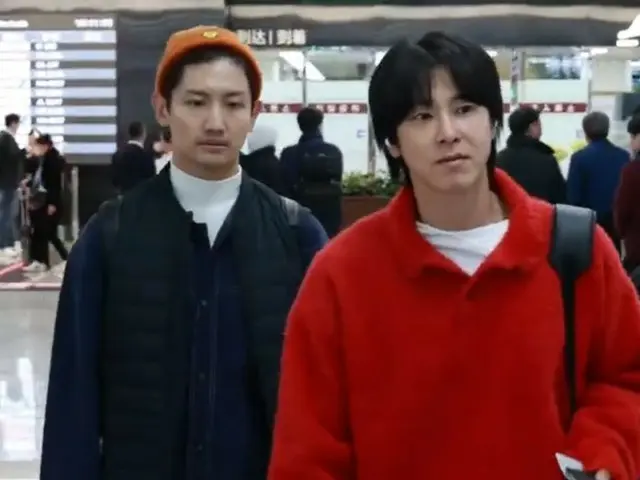 "TVXQ" returns to the country after completing its schedule in Japan @ Gimpo Int