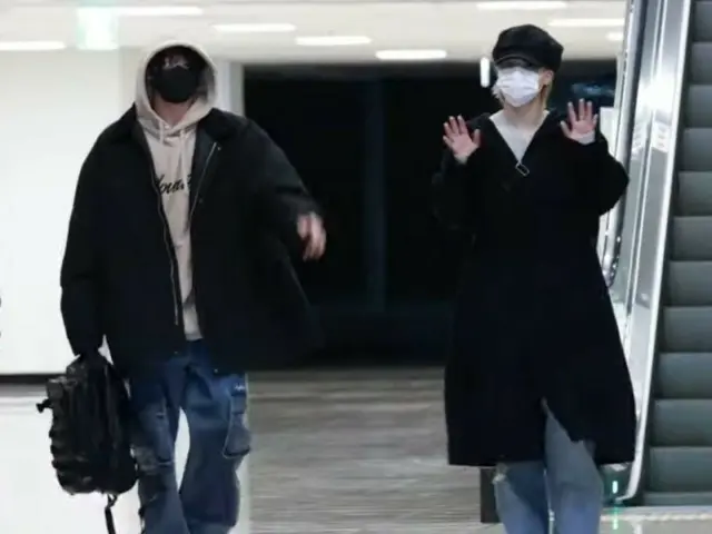 "BTS" JIMIN & JUNGKOOK depart happily on the afternoon of the 23rd @ Gimpo Inter