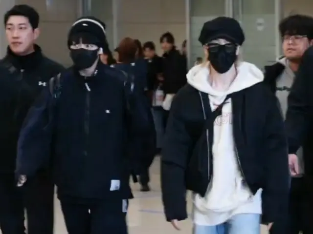 "BTS" JIMIN & JUNGKOOK return to the country on the afternoon of the 28th @ Inch