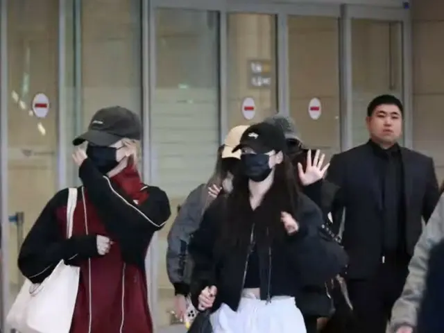 LE SSERAFIM, return to the country on the morning of the 7th @ Incheon Internati