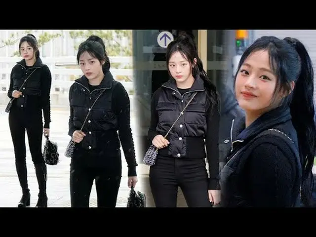 240104 NewJeans_р_р MINJI depart Fancam by 스피넬 *Please do not edit or re-upload.