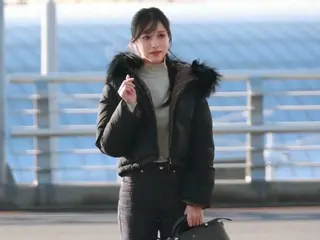 Mina (TWICE) departs for Paris on the morning of the 23rd at Incheon Internation