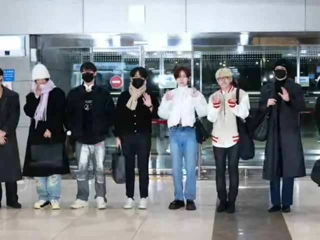 ATEEZ departs for Japan @ Gimpo International Airport.
