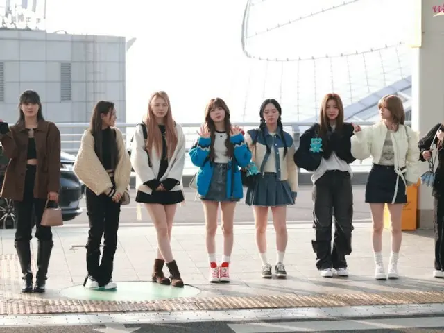 NiziU departs for Taiwan on the morning of the 13th at Incheon International Air