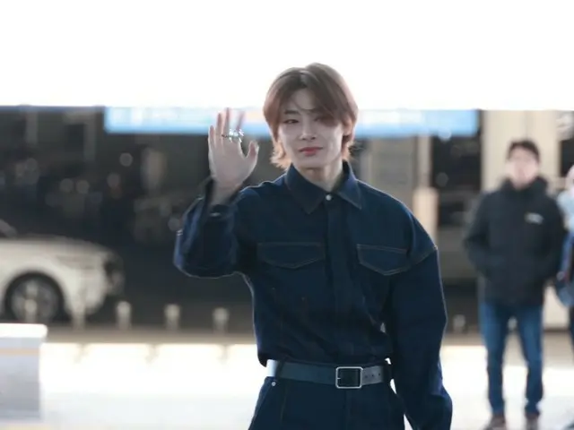 IN (Stray Kids) departing for Paris @ Incheon International Airport.