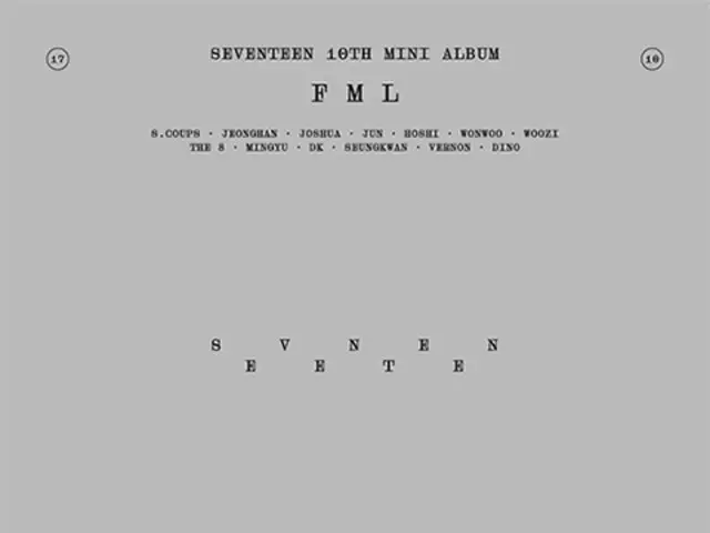 SEVENTEEN's 10th Mini Album "FML" won Album of the Year in the Asian category at