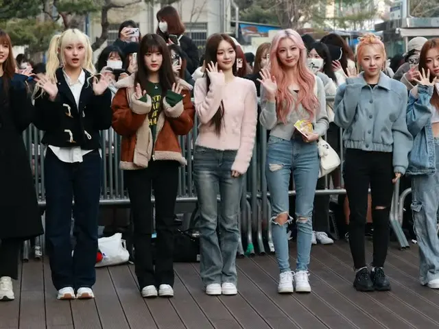 ICHILLIN' entered KBS on the morning of the 15th for pre-recording of "MUSICBANK