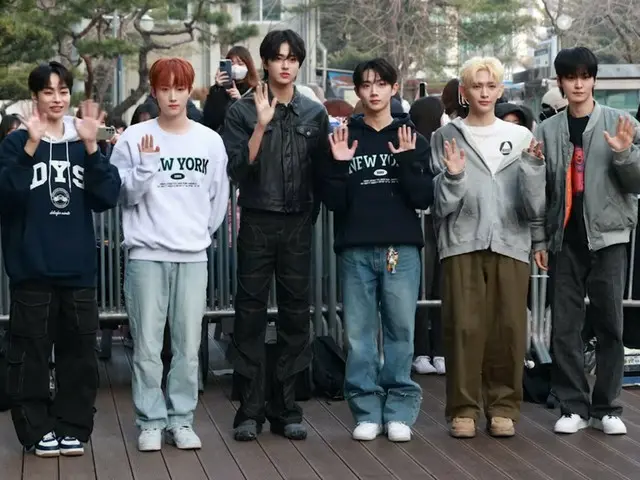 TEMPEST entered KBS on the morning of the 15th for pre-recording of "MUSICBANK".