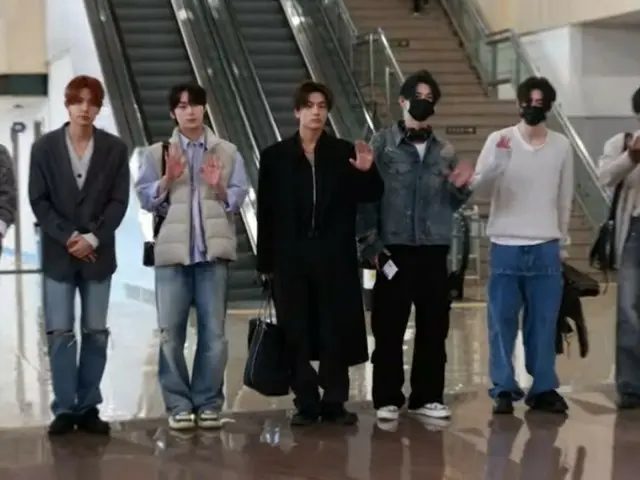 ENHYPEN departs for China on the morning of the 16th @ Gimpo International Airpo