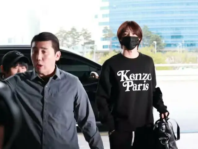 K (&TEAM) departs for Japan @ Gimpo International Airport.