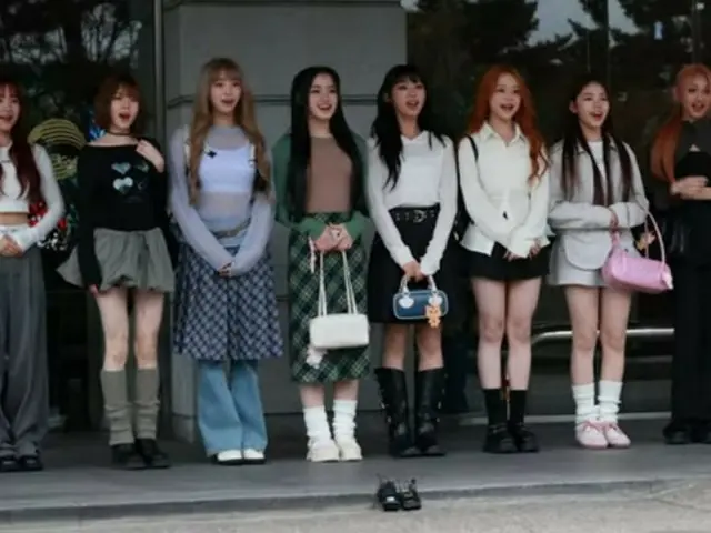 UNIS enters KBS for pre-recording of "MUSIC BANK".