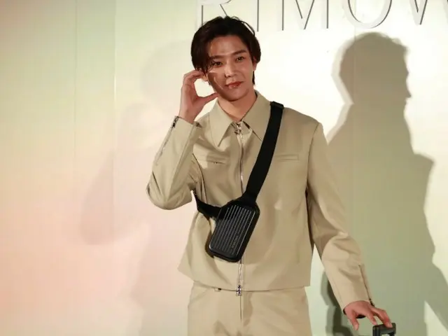 Rowoon attends RIMOWA photocall.