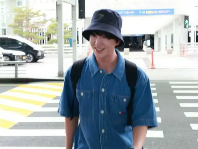 Onew (SHINee), departs for Singapore on the afternoon of the 20th @ Incheon Inte