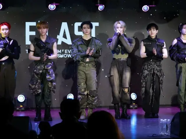 E'LAST holds a media showcase to commemorate the release of their first fullalbum ”EVERLASTING”.