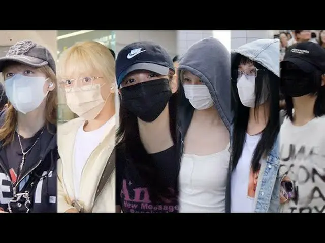 240729 NMIXX_ _  Arrival Fancam by 스피넬 * Do not edit, do not re-upload.