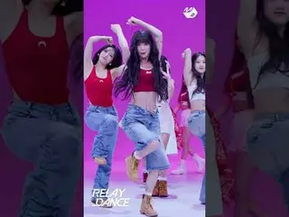 Red goes well with fromis_9_ Lee Chae Young _ |Relay Dance More from #M2? ：D Fac