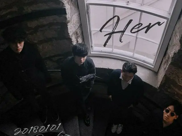 Jung JoonYoung's four-member band ”Drug Restaurant”, announced new song ”Her”for January 1st.