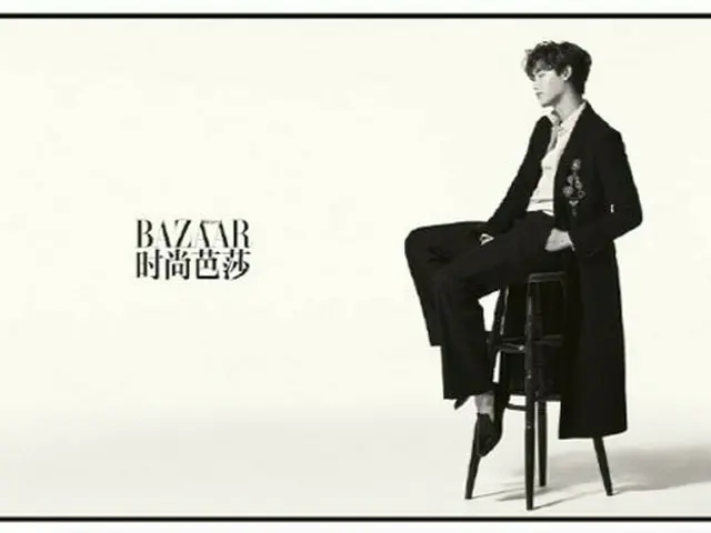 Actor Lee Jung Soku, Miss A's Suzy, photos from ”HARPERS BAZAAR China”.