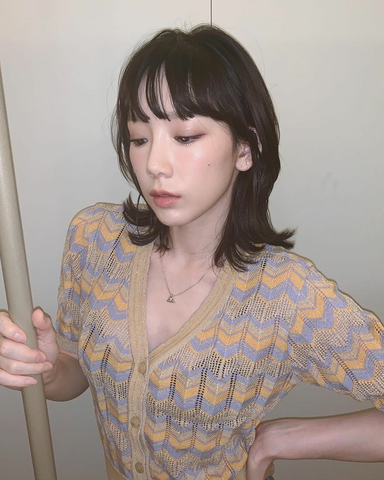 "Short hair contagion" warning = "SNSD (Girls' Generation)" Taeyeon.