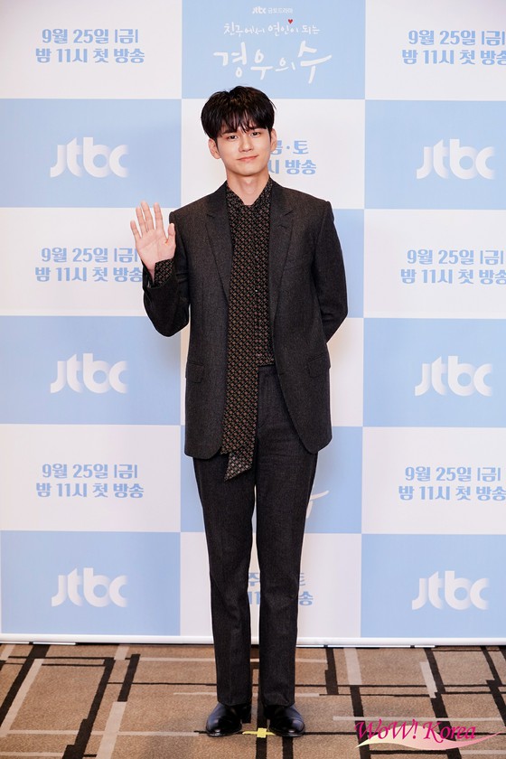 "WANNA ONE" former member Ong Sung Wu, "ZE: A" former member Kim Dong Jun, participating in the production presentation
