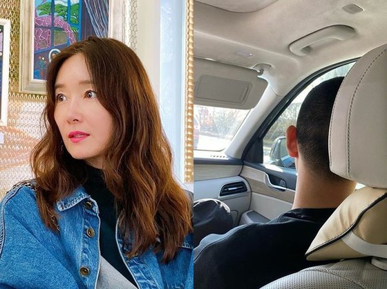 Actress Oh Yeon Soo tears at her son's enlistment "I want to see you already"