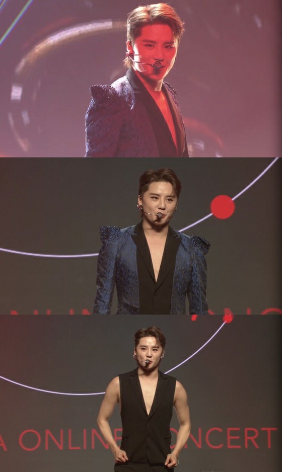 Singer Junsu (JYJ) feels uncomfortable with the empty seats of the online concert ... "I feel cheered from the comments"
