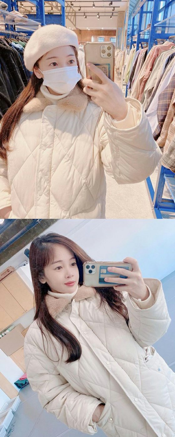 Actress Kim Bomi, unbelievable visual of the month ... Can you hide the 18kg increase with padded coat?