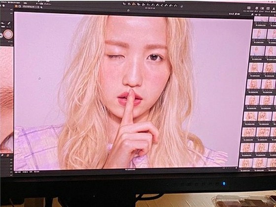 HONDA HITOMI (former IZONE), "Abdominal muscles and blonde" released "Become more cute" raised comment