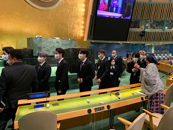 "BTS" JIMIN, super nervous in UN speech ... captures the moment