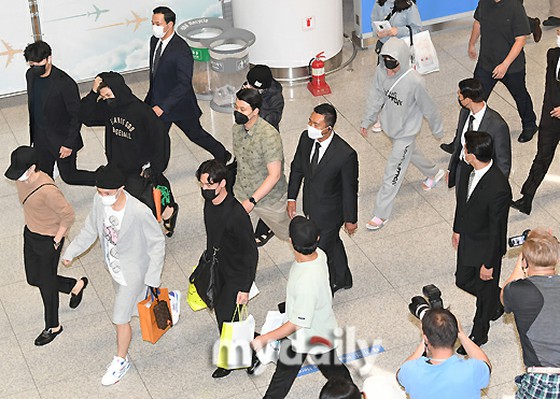 [Photo] "BTS" returns to Incheon International Airport from New York after the speech at the UN General Assembly