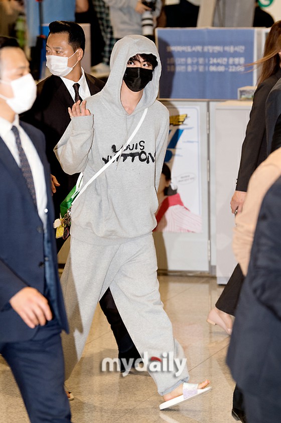 [Photo] "BTS" returns to Incheon International Airport from New York after the speech at the UN General Assembly