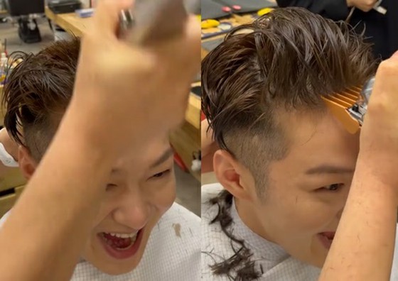 "BTOB" Chang-sub suddenly curls his head and fans "surprise" "not re-enlisted"