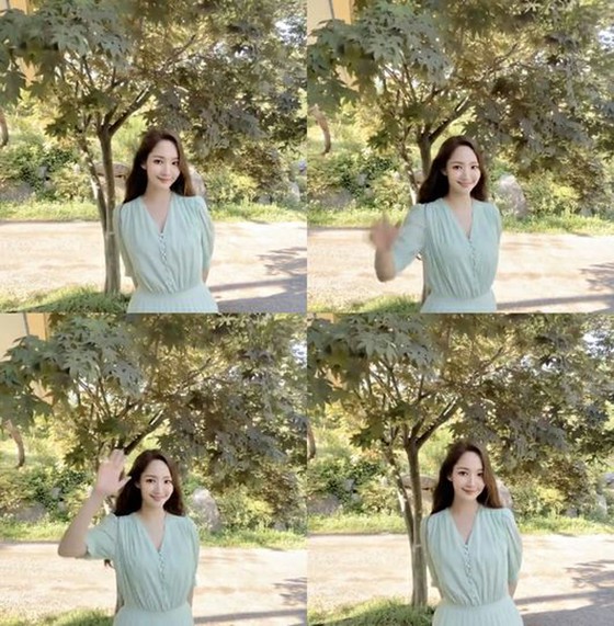 Park Min Young fairy-like beauty in forest