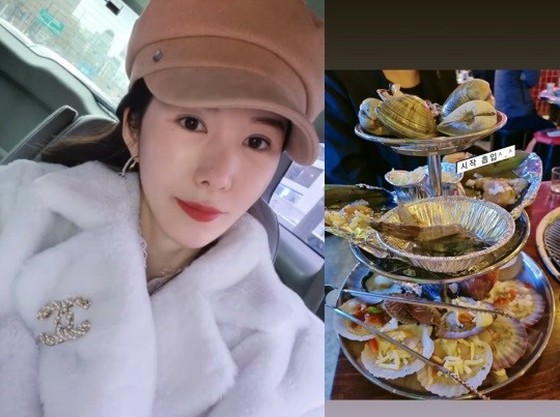 Actress Shin Joo-ah, who married a Thai conglomerate, has an appetite for eating grilled clams... but still maintains 44kg.