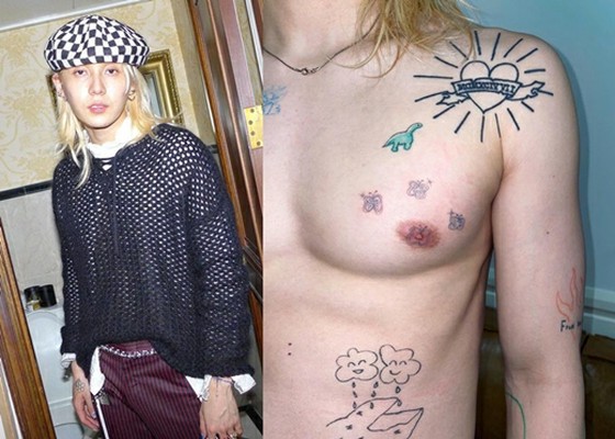 DAWN (EDawn) dating HyunA, this time tattoo on his nipples