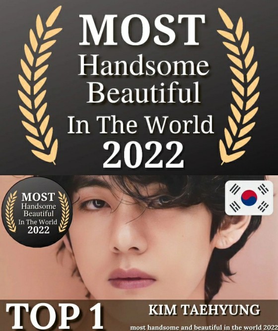 "BTS" V ranked first in "the most handsome guy in the world" ... "V-sual" that the whole world was enthusiastic about