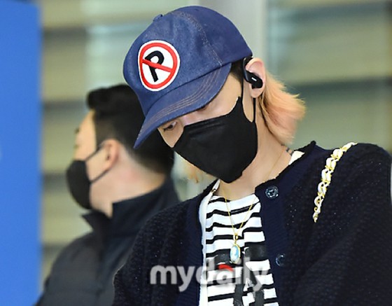 [Photo] "BIGBANG" G-DRAGON returns to Korea from a Chanel event in France ... Charisma that makes the airport a runway