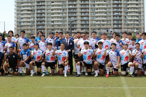 Korean rugby representative during training camp in Japan, encouraged by the president of the Korea Rugby Union "The players are proud"