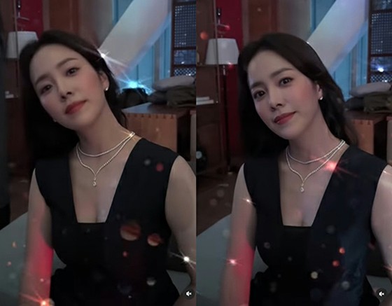 Actress Han Ji Min, released a surprising video with her chest open... Was there such  like this?