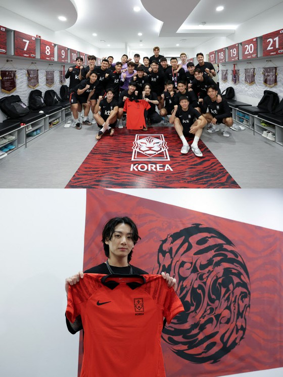 "BTS" JUNG KOOK visits Qatar to visit and support the Korean national team!