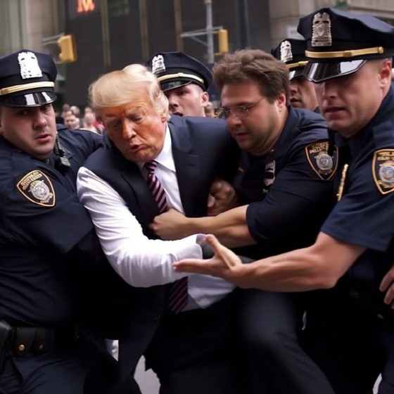 “Trump Arrested?” AI Spreads Fake Images