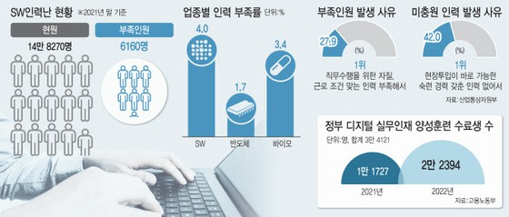 Shortage of human resources for software more serious than semiconductors = Korea