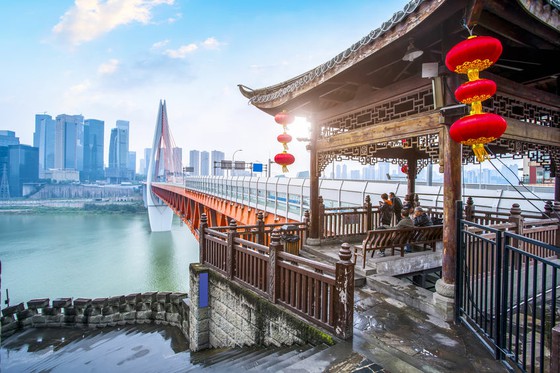 Chongqing, China, man who secretly filmed women's toilet at train station