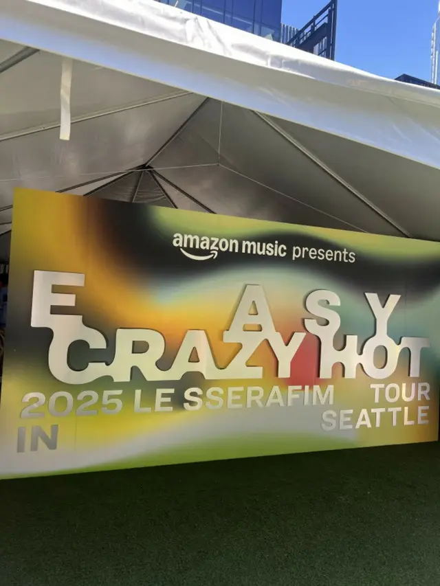 「LE SSERAFIM」、Amazon Musicとオフラインポップアップ開催…K-POPグループで初