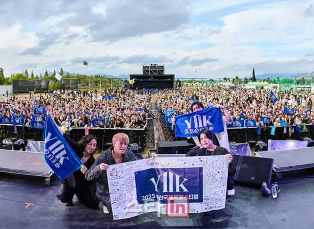 “23年ぶり再結成”日韓混合バンド「Y2K」、ロックフェスティバルの舞台に立つ